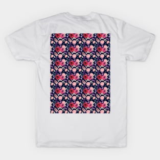 Watercolor Flower Pattern T-Shirt